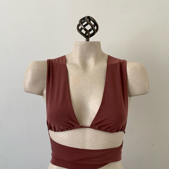 Multi Way Mauve Swim Top Vin Vin - Picture 3 of 4
